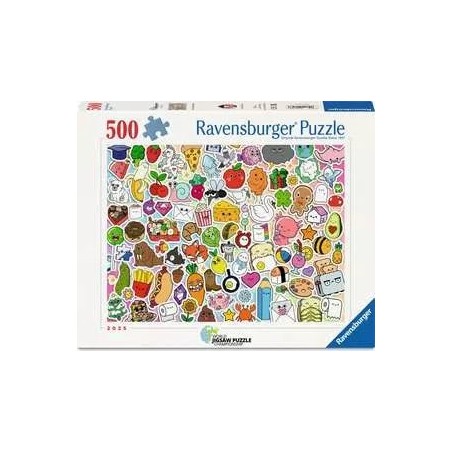 Puzzle Stickers kawaii 500p