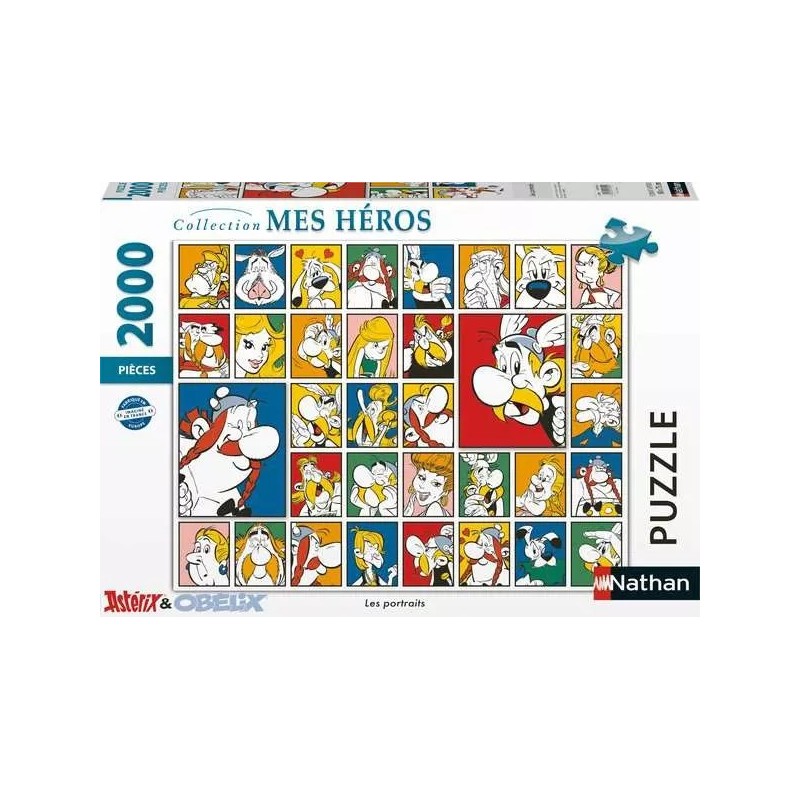 Puzzle Portraits Asterix 2000p.