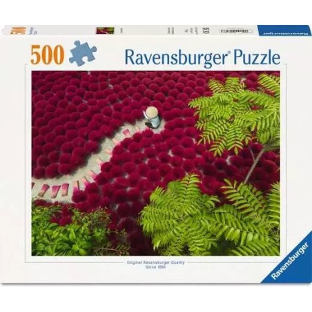 Puzzle Un océan de rouge 500p