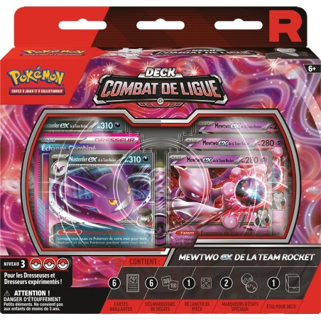 Pokémon Deck Combat de ligue 2025 : MewtwoEx de la Team Rocket