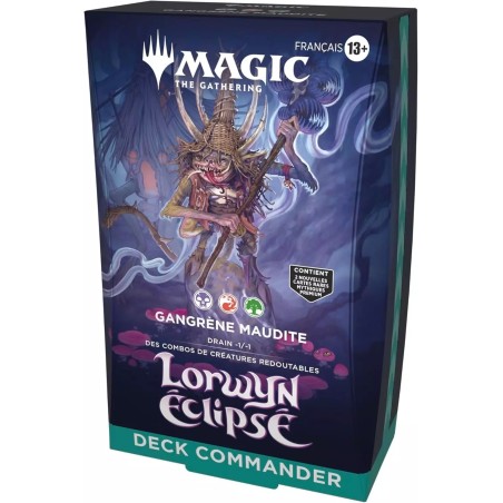 Magic Deck Commander Lorwyn Eclipsé - Gangrène Maudite Français