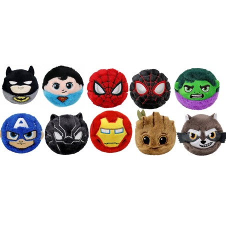 Ty - Beanie Bouncers Peluche rebondissante - Super Héros