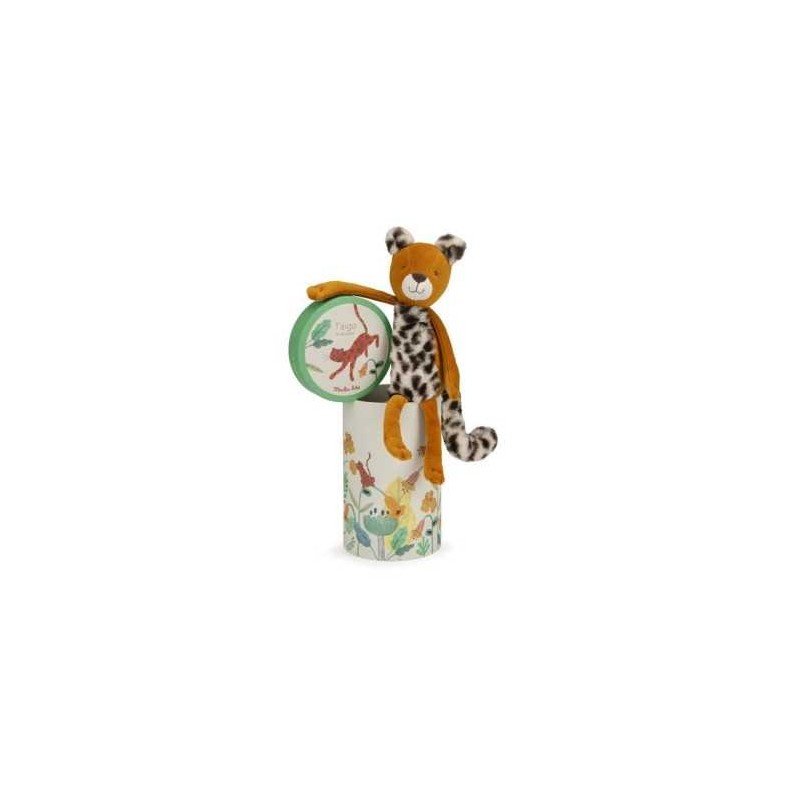 Poupée léopard Taïgo en boîte - La forêt Mawa - Moulin Roty