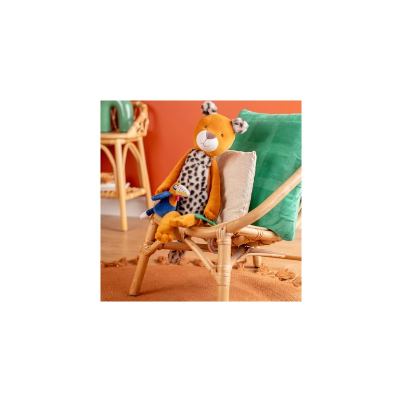 Poupée léopard Taïgo en boîte - La forêt Mawa - Moulin Roty