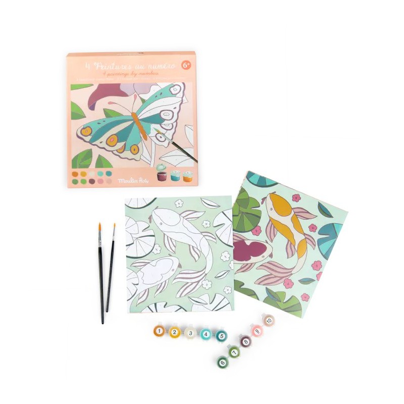 Peintures au numéro - Les Rosalies - Moulin Roty