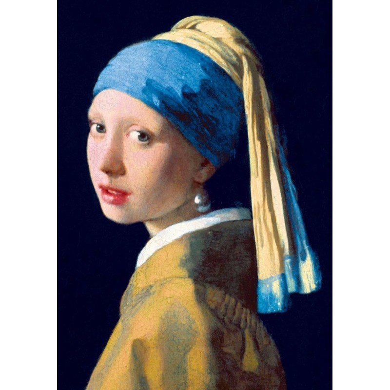 Puzzle Vermeer - La jeune fille à la perle - 1000p