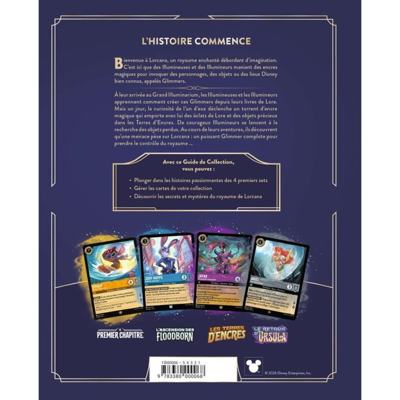 Lorcana - Guide de collection - Tome 1 (Set 1 à 4)