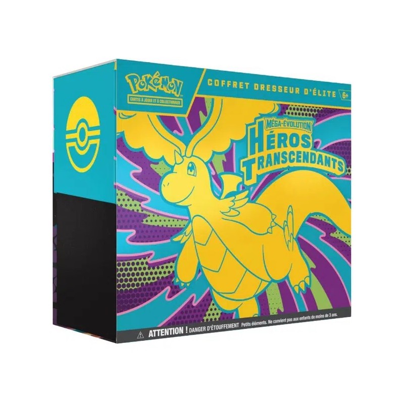 Pokémon Coffret Dresseur d'Elite  ME02.5 Méga-Évolution - Héros Transcendants - Français