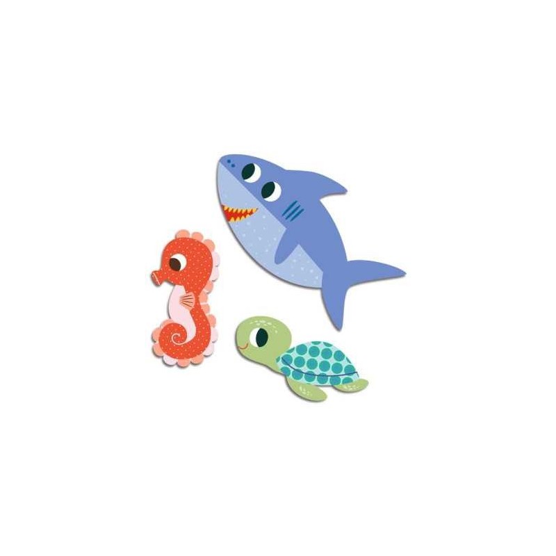 Grosses gommettes - Animaux de la mer