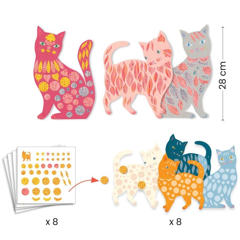Créer avec du papier - Les jolis chats d’Elodie