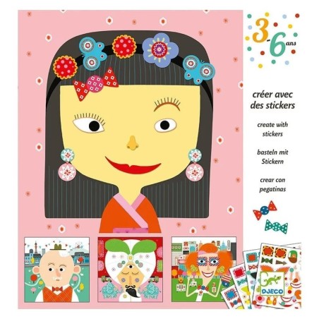 Créer avec des gommettes - Tous différents