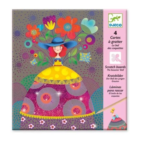 Cartes à gratter - Le bal des coquettes