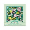 Perles bois- Feuilles et fleurs
