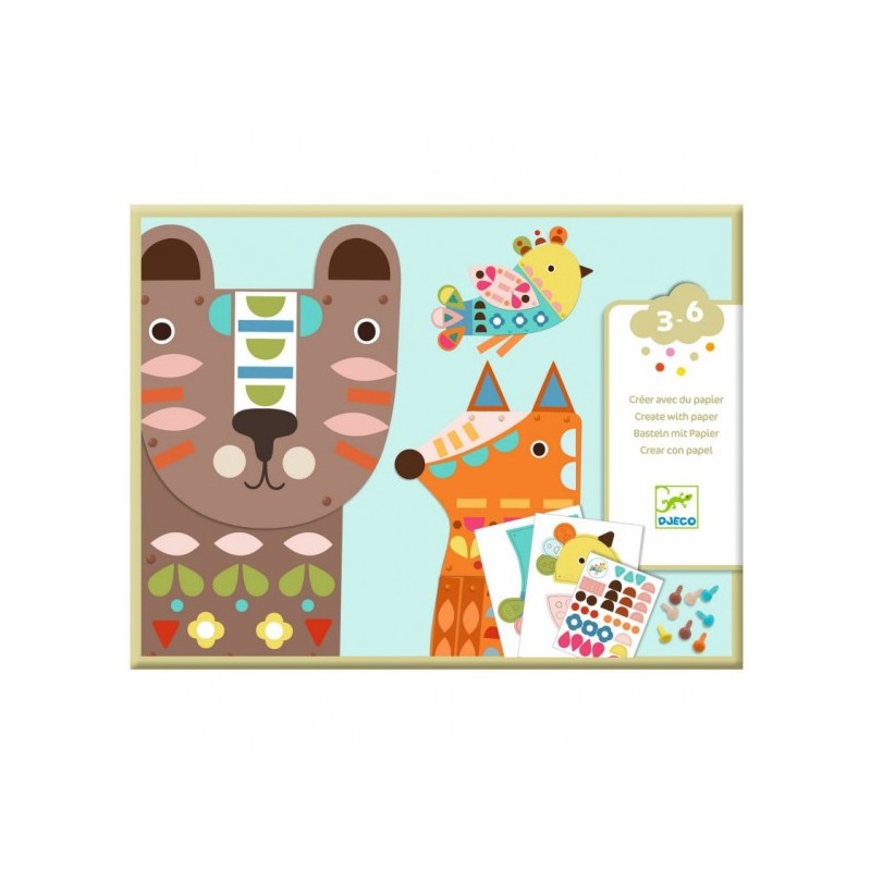 Créer avec du papier - 3 animaux géants