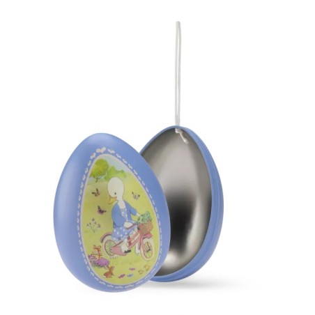 Petit oeuf métal bleu La Grande famille