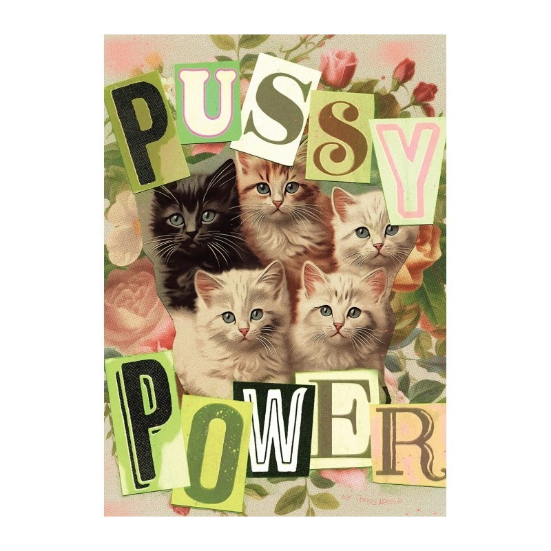 Mini Puzzle - Pussy Power - 99p.