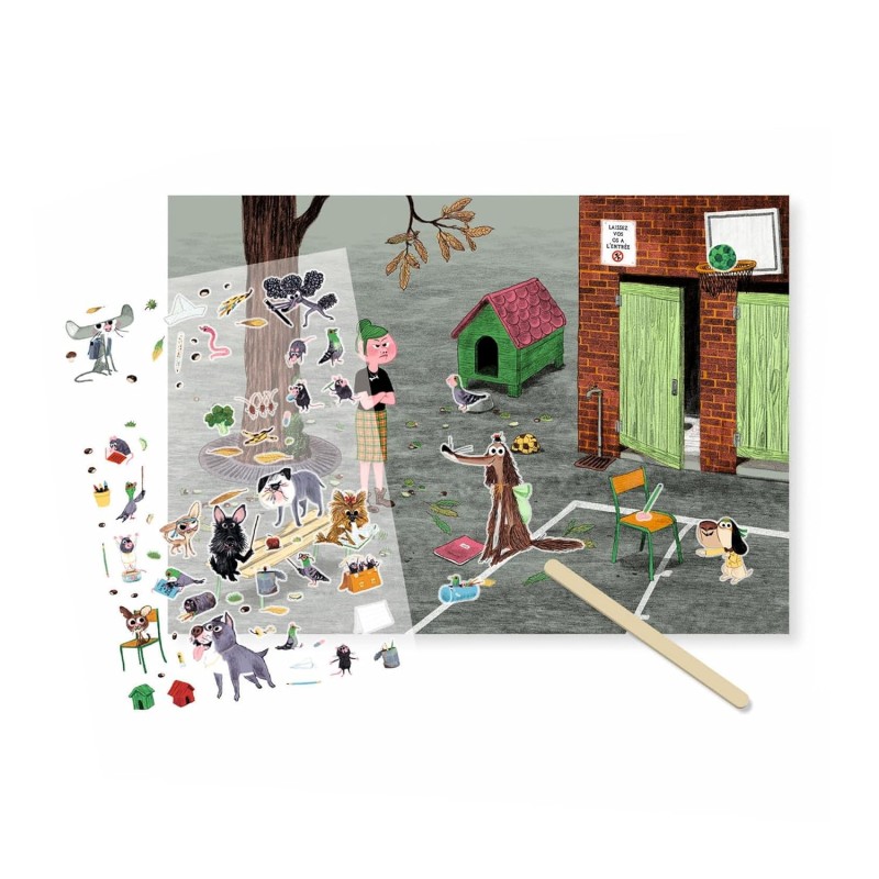 Moulin Roty - Décalcomanies L'Ecole des Loisirs - Chien Pourri