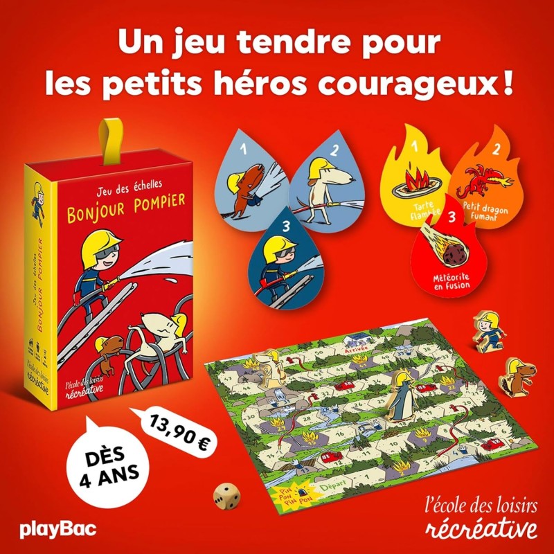 Jeu des Echelles, Bonjour Pompier - L'Ecole des Loisirs