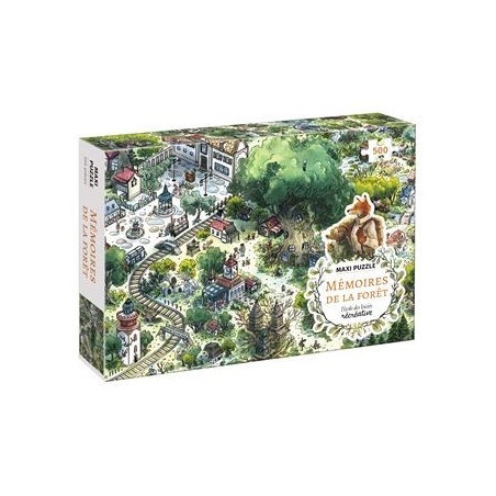 Puzzle L'Ecole des Loisirs - Mémoires de la foret - 500p.
