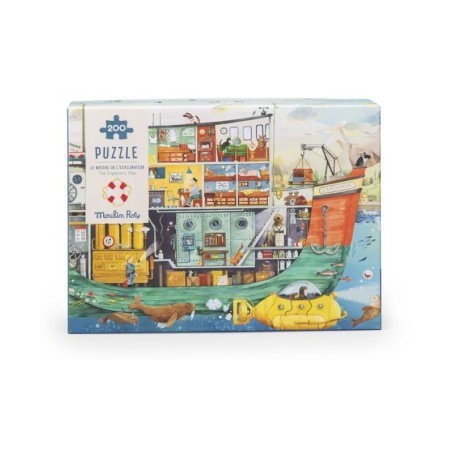 Puzzle - La bateau de Moulin Roty - 200p.