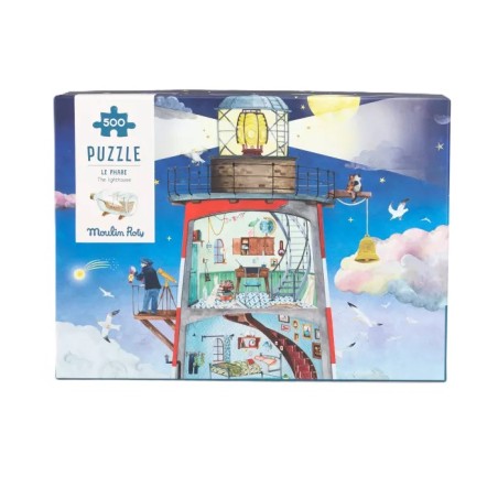 Puzzle - Le phare de Moulin Roty - 500p.