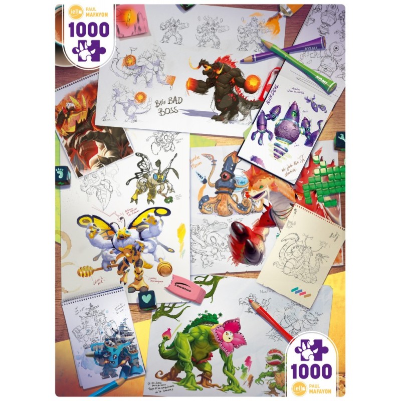 Puzzle Iello Universe - Making of Monsters - 1000p.