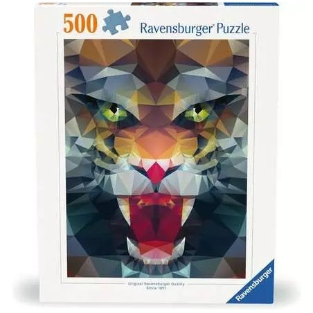 Puzzle - Lion Polygone - 500p.