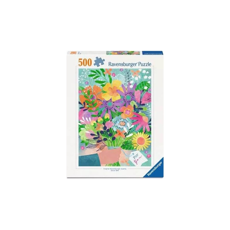 Puzzle - Saint valentin en fleurs - 500p.