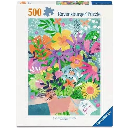 Puzzle - Saint valentin en fleurs - 500p.