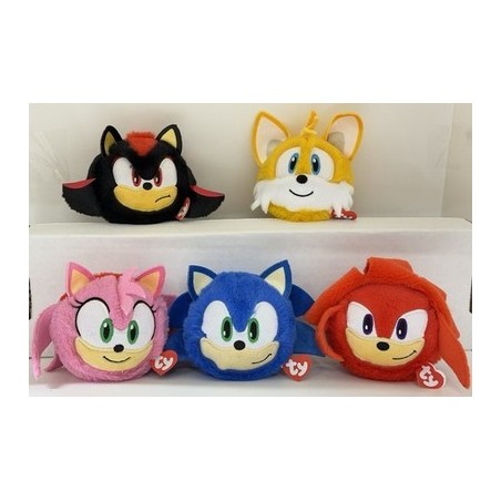 Ty - Beanie Bouncers Peluche rebondissante - Sonic
