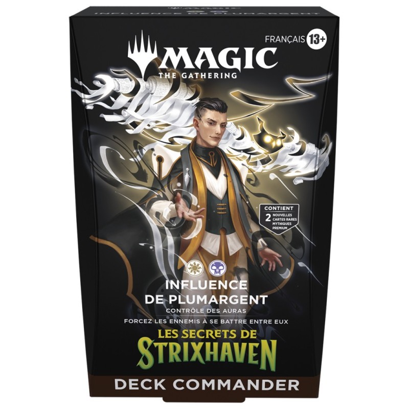 Magic Deck Commander Les secrets de StrixHaven - Influence de plumargent Français