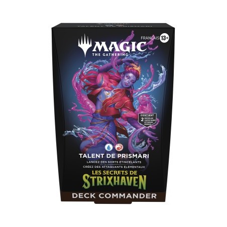 Magic Deck Commander Les secrets de StrixHaven - Talent de Prismari Français