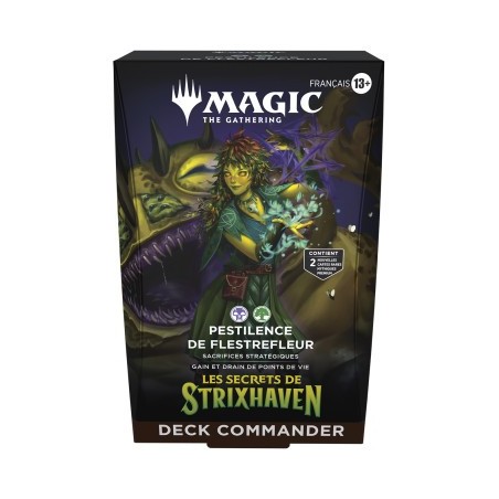 Magic Deck Commander Les secrets de StrixHaven - Pestilence de Flestrefleur Français