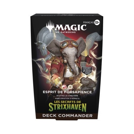 Magic Deck Commander Les secrets de StrixHaven - Esprit de Forsapience Français