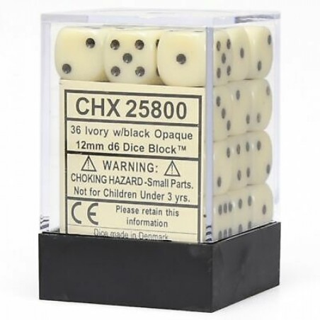 Chessex - Set de 36 dés 6 Opaque