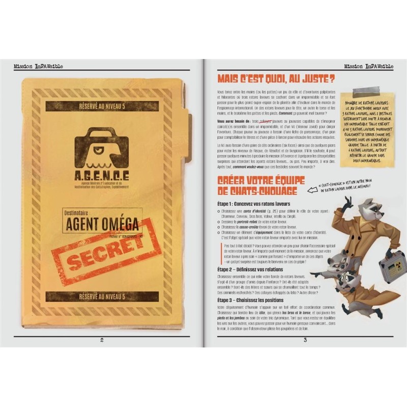Mission Impawsible : L'espion qui faisait les poubelles - Jeu de rôle Français