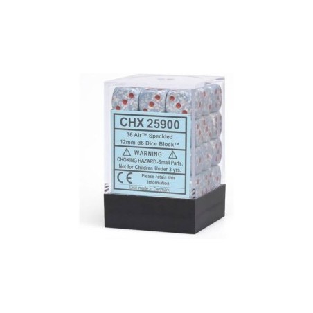 Chessex - Set de 36 dés 6 Granite