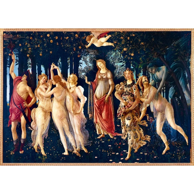 copie de Puzzle - Botticelli : La primavera - 1000p.