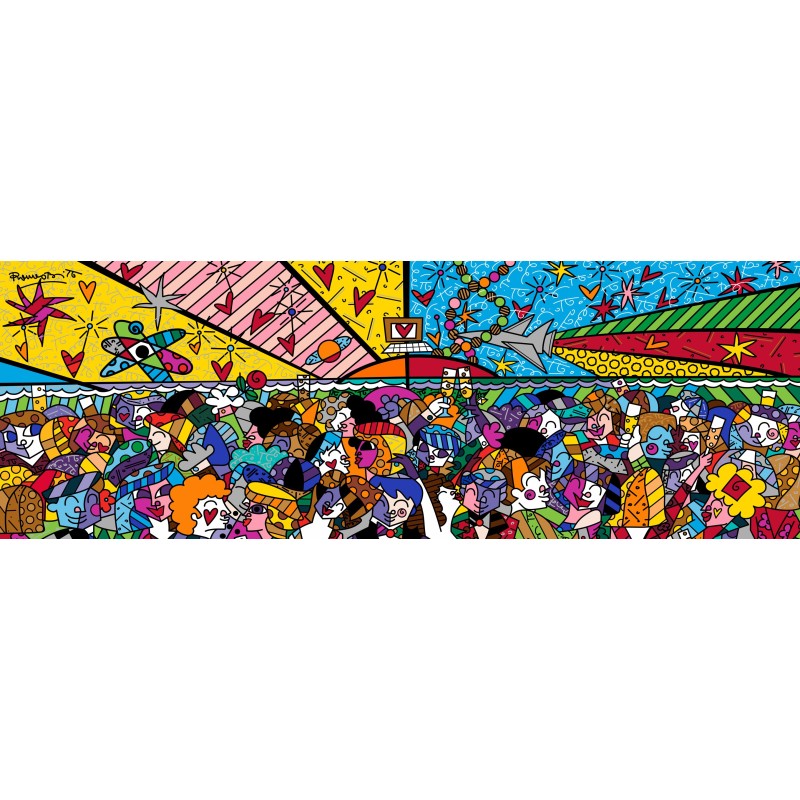 Puzzle - Tonight on the beach de Romero Britto - 1000p.