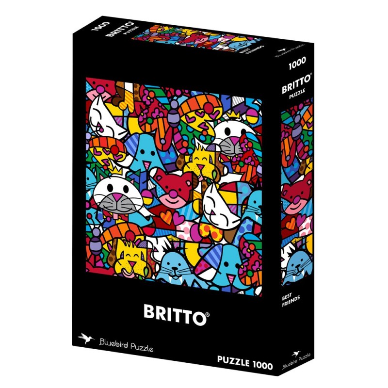 Puzzle - Best Friend de Romero Britto - 1000p.