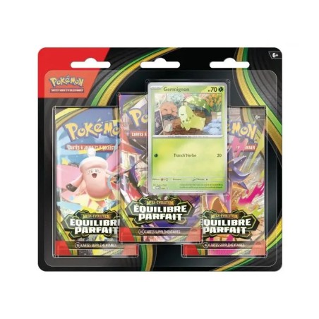 Pokemon - Tripack 3 Boosters ME03 Equilibre Parfait - Français