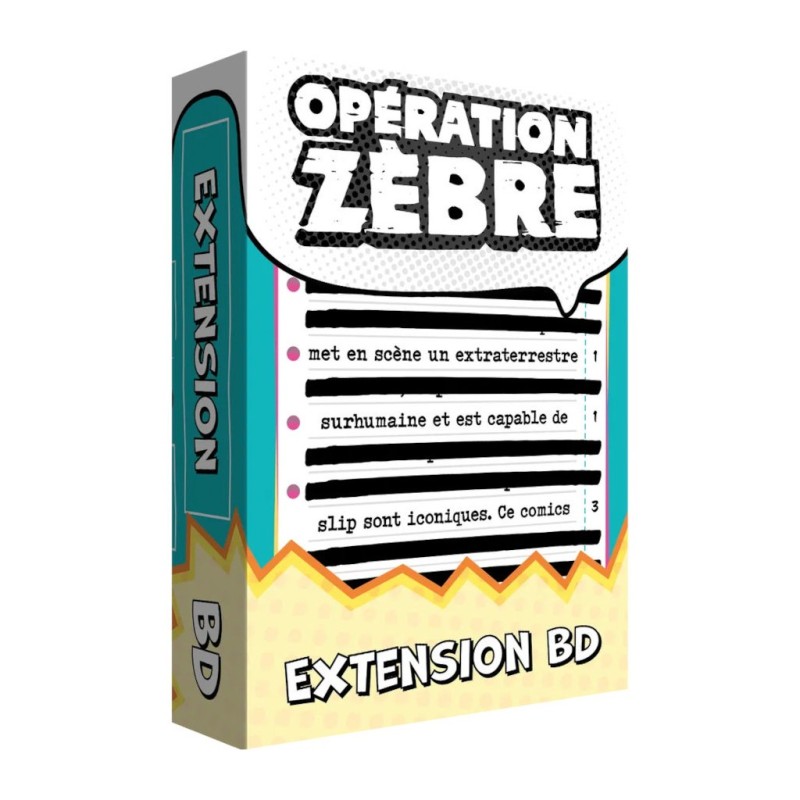Opération Zèbre : Extension BD