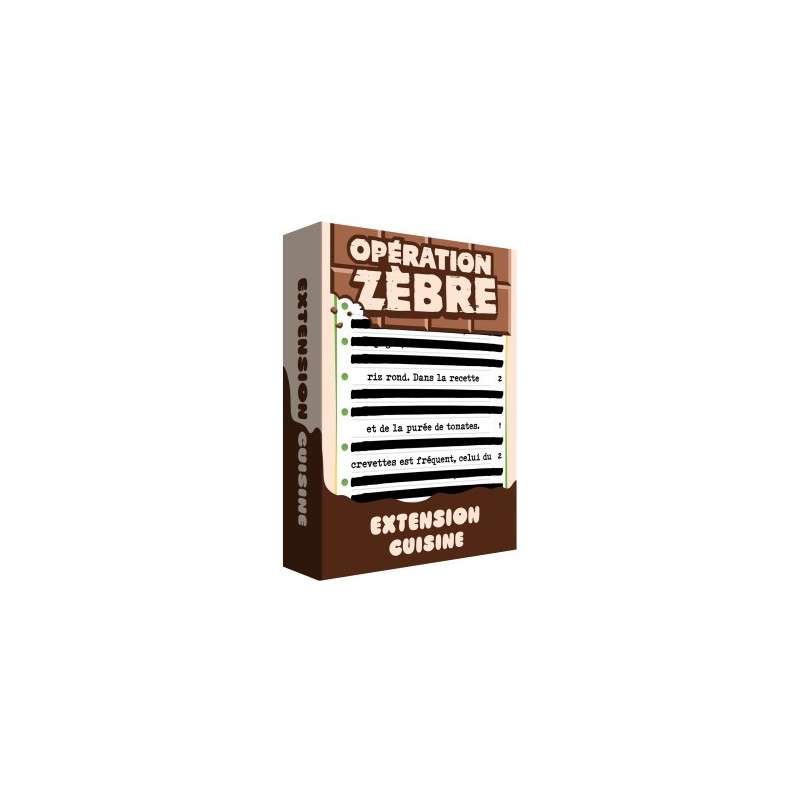 Opération Zèbre : Extension Cuisine