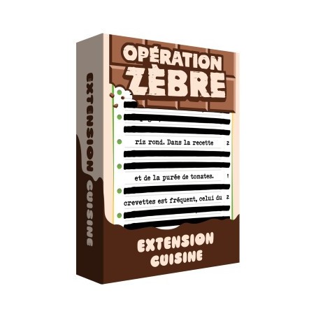 Opération Zèbre : Extension Cuisine