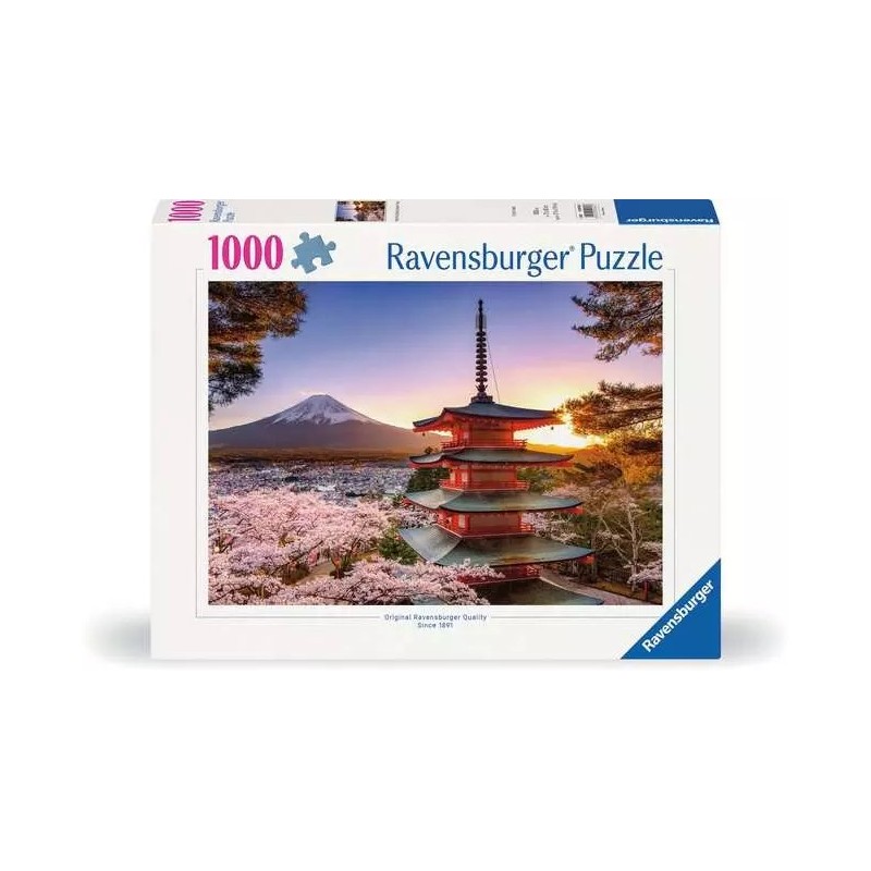 Puzzle - Cerisier Mont Fuji - 1000p.