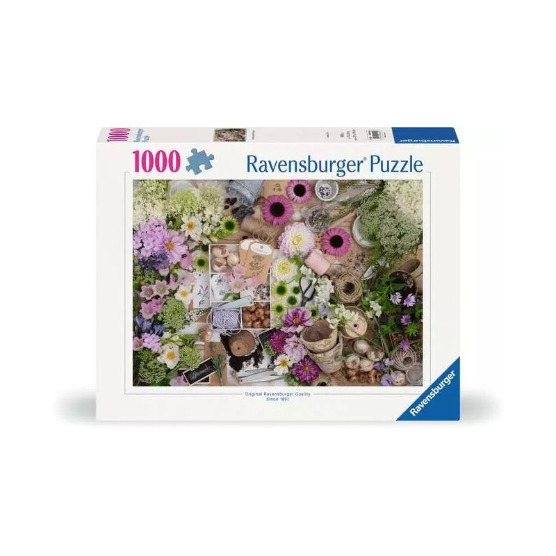 Puzzle - For the love of Flowers - 1000p.