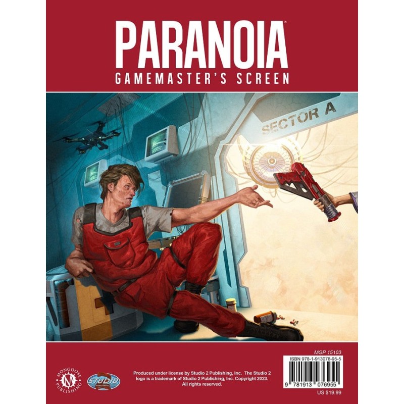 Paranoia : Ecran de Maitre du jeu