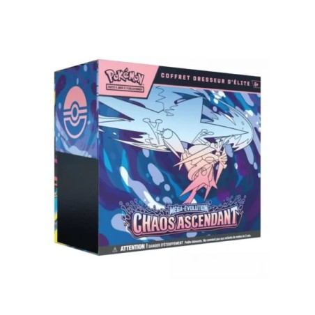 Pokémon - Coffret Dresseur d'Elite  ME04 Méga-Évolution Chaos Ascendant - Français