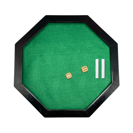 Piste de dés en bois 28 cm