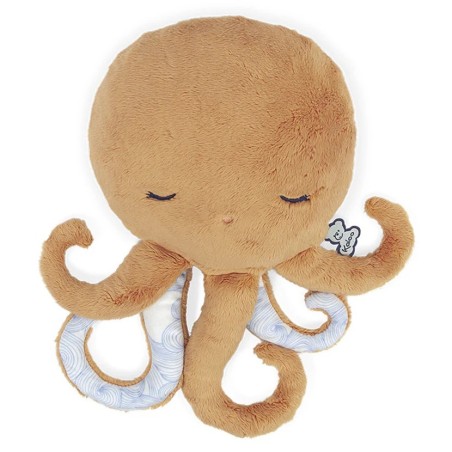 Poulpe - Bouillotte Ma peluche bien-être de 28cm